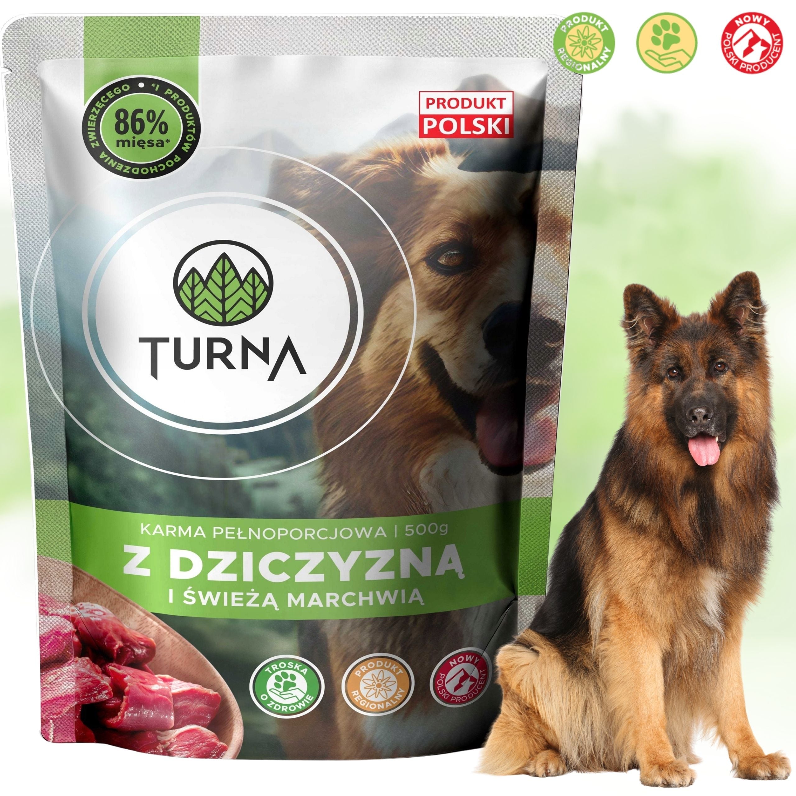 Turna Vadhúsos nedves kutyaeledel répával 500 g