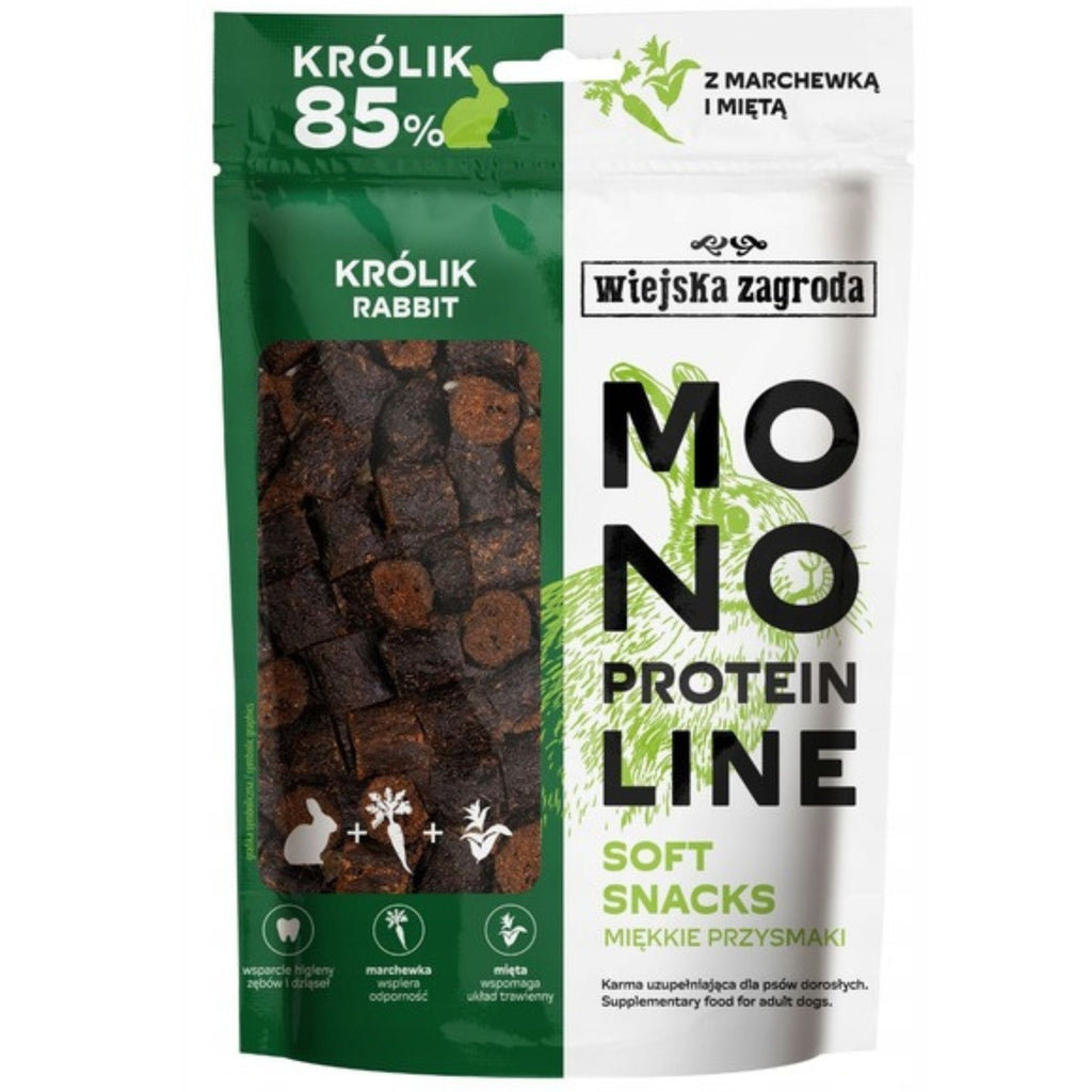 Wiejska Zagroda Monoprotein Soft Snacks Nyúl 115 g