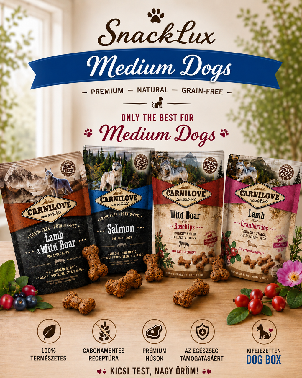 SnackLux Medium Dogs Box
