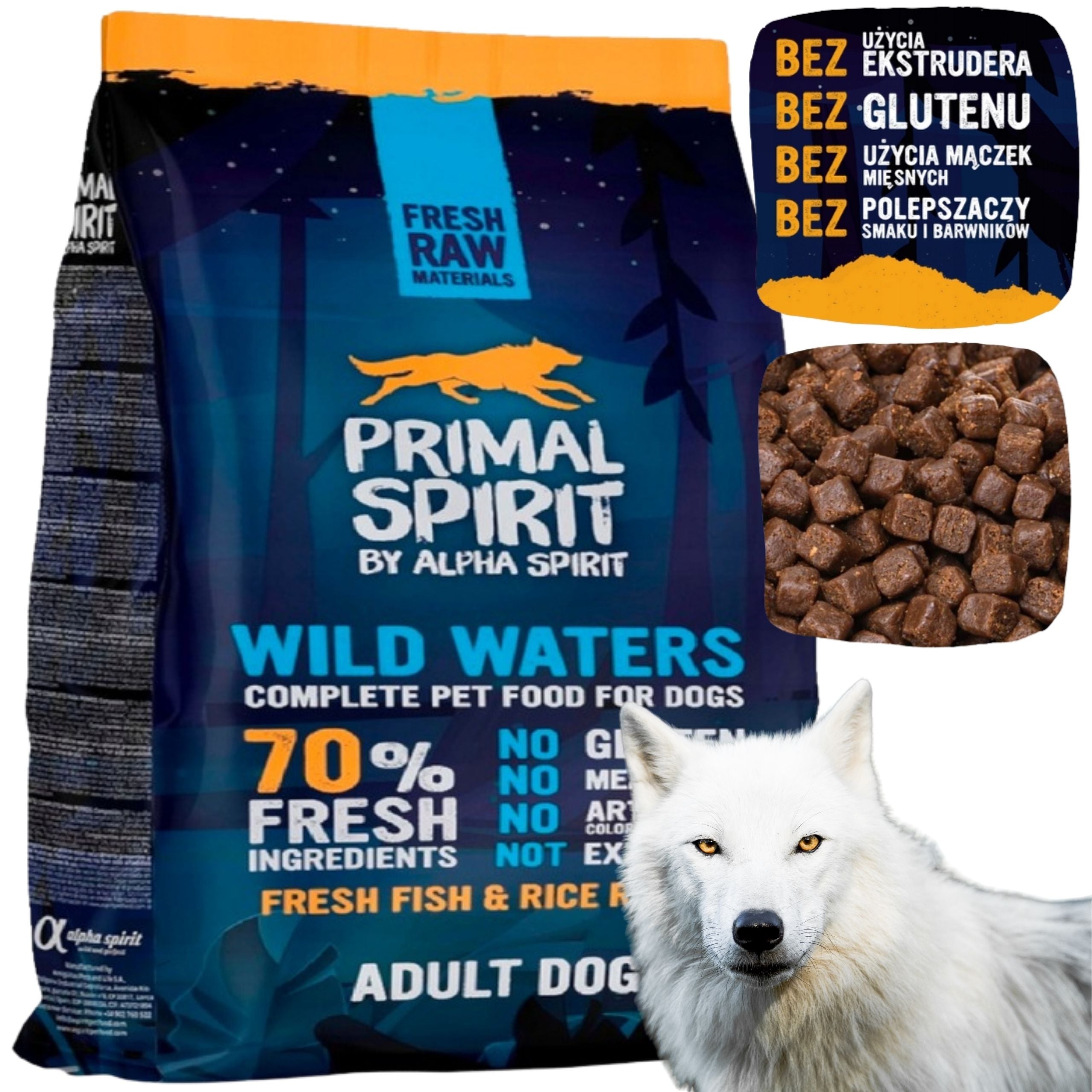 Primal Spirit Wild Waters Hal  Csirke 1kg