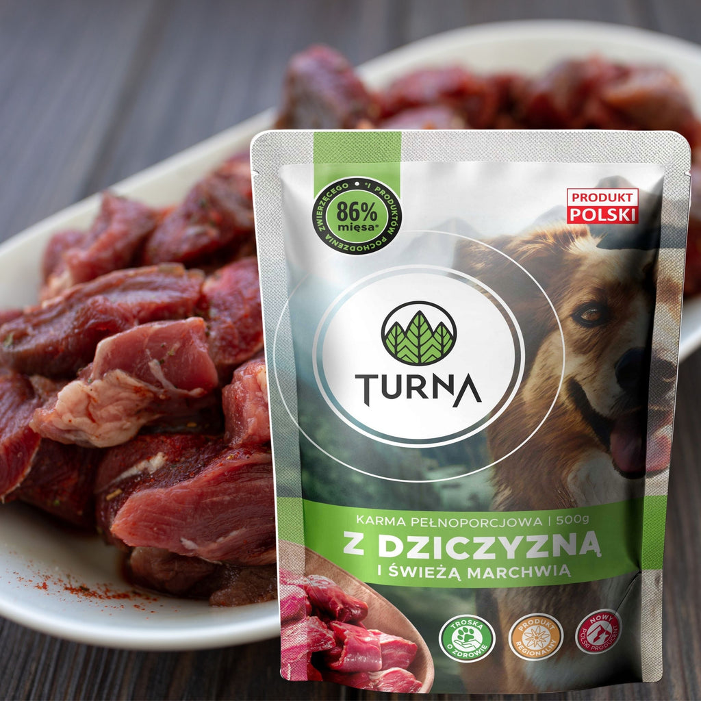 Turna Vadhúsos nedves kutyaeledel répával 500 g