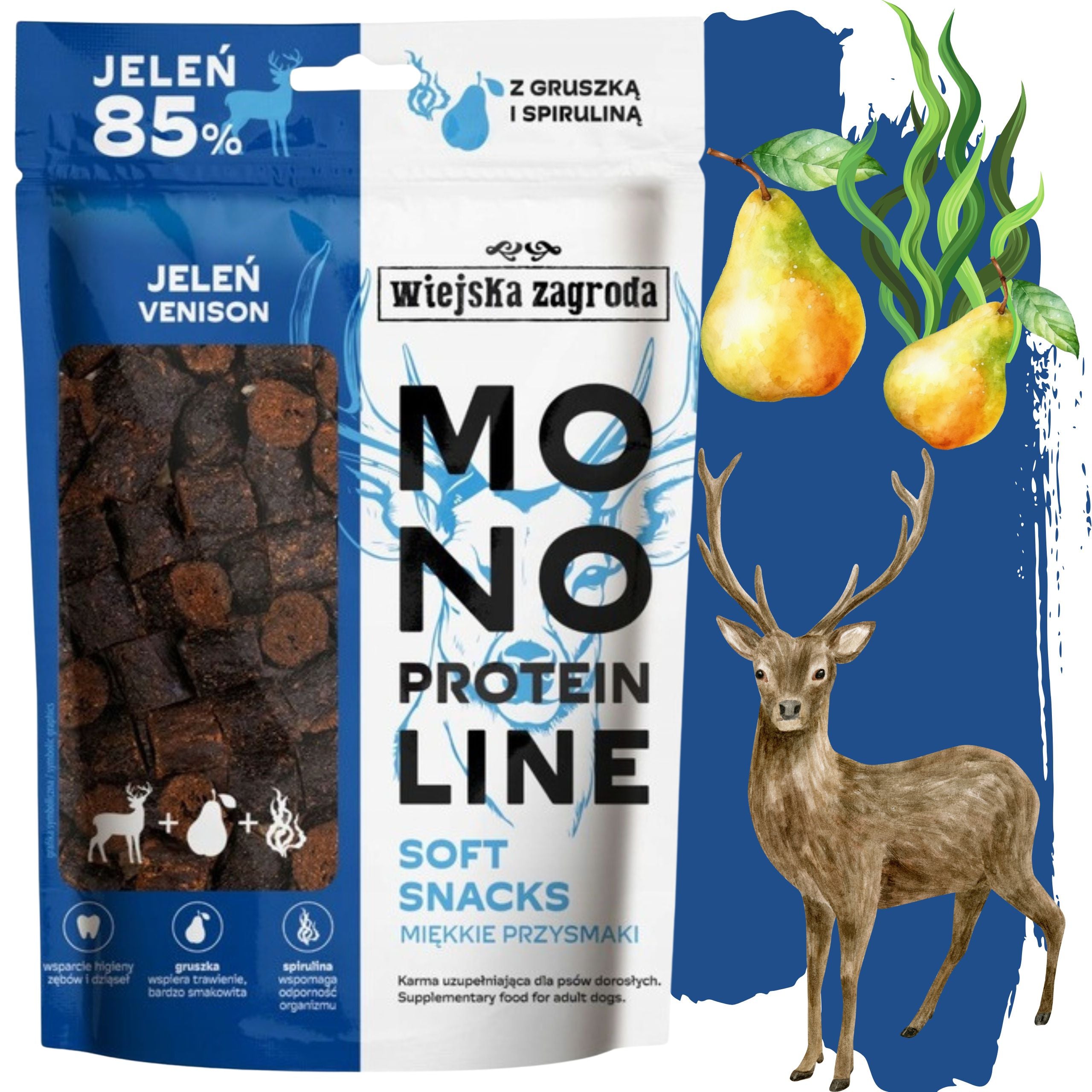 Wiejska Zagroda Monoprotein Soft Snacks Szarvas 115 g