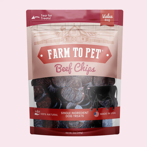 Beef Chips Dog Treats Farm To Pet