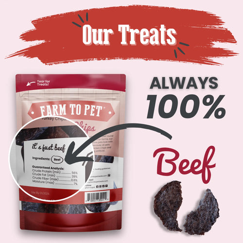 Beef Chips Dog Treats Farm To Pet
