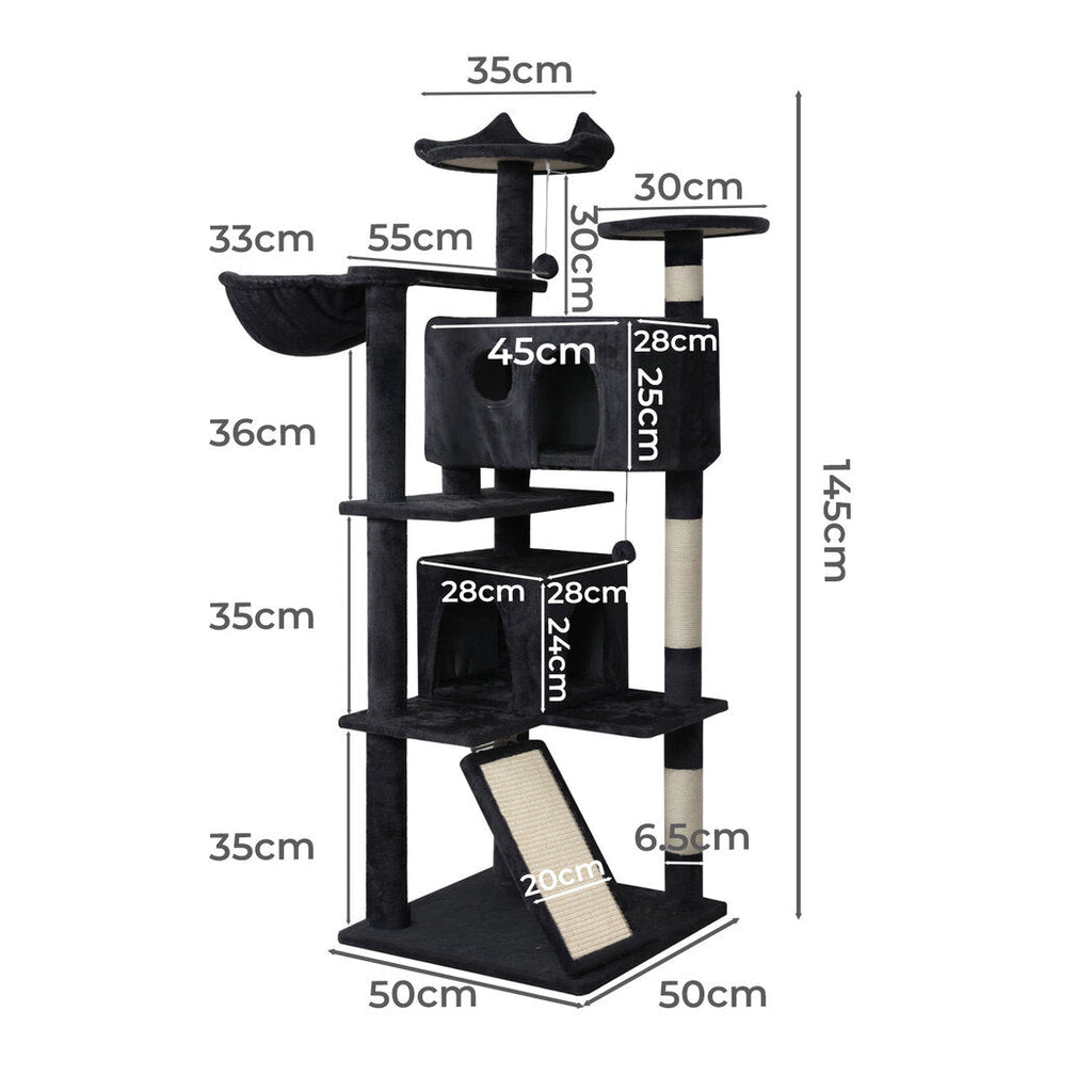 Prémium Macskafa és Kaparótorony – 145 cm